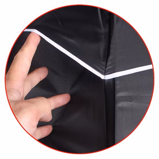 Guarda-sol externo de tecido pongee RPET armação automática pequeno para golfe