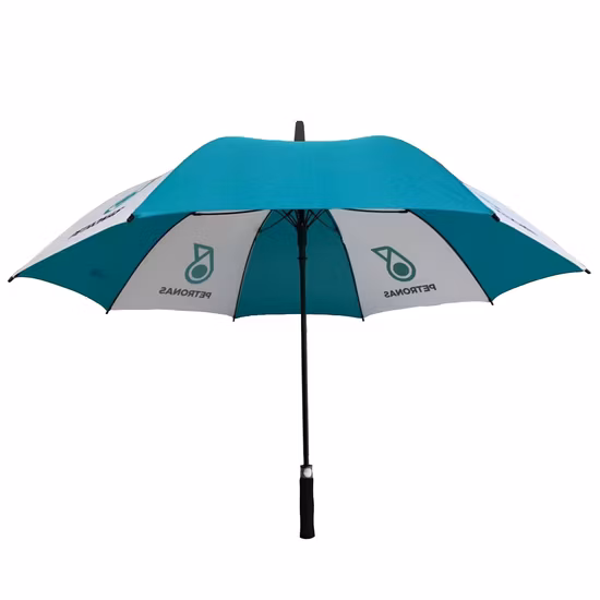 Big Size 30 Inch Golf Rain Umbrellas Fiberglass Frame OEM Logo Customized Automatic Open