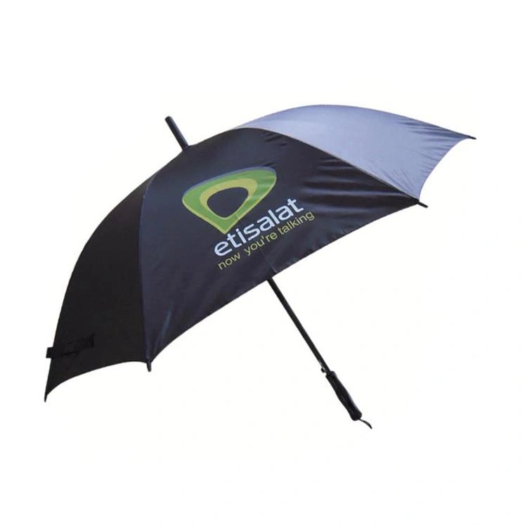 Promotional Gift Manual Open Golf Umbrella in Golf Equipment Advertising Promotional Sun Outdoor Umbrella Parasol Golf Umbrella