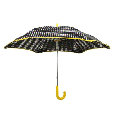 Guarda-chuva infantil portátil à prova de vento para crianças com proteção infantil