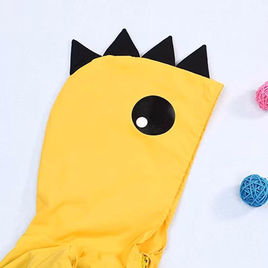 Capa de chuva de dinossauro bebê menino menina produto bonito desenho animado moletom com capuz casaco com zíper roupa roupas